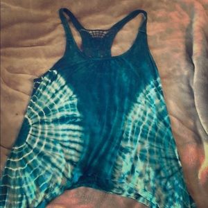 Tie Dye and Lace Tank Top vintage
